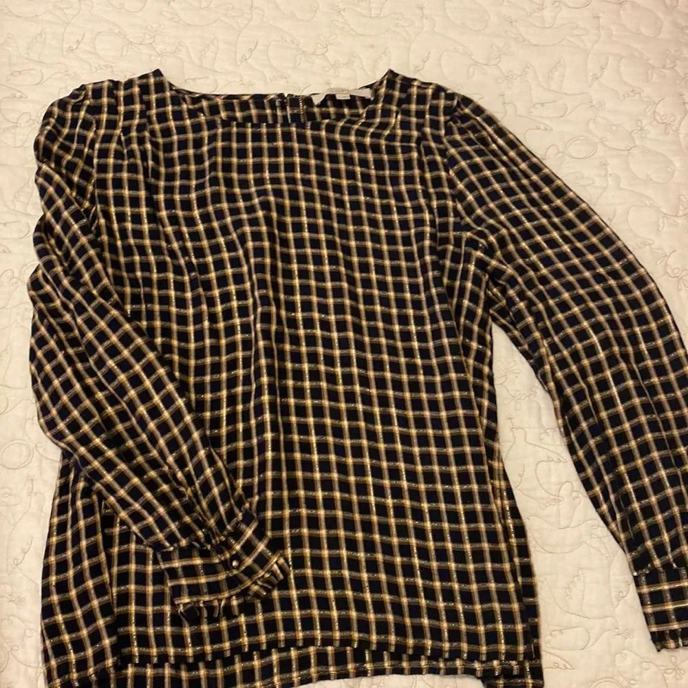 Loft Gingham blouse - Picture 1 of 2